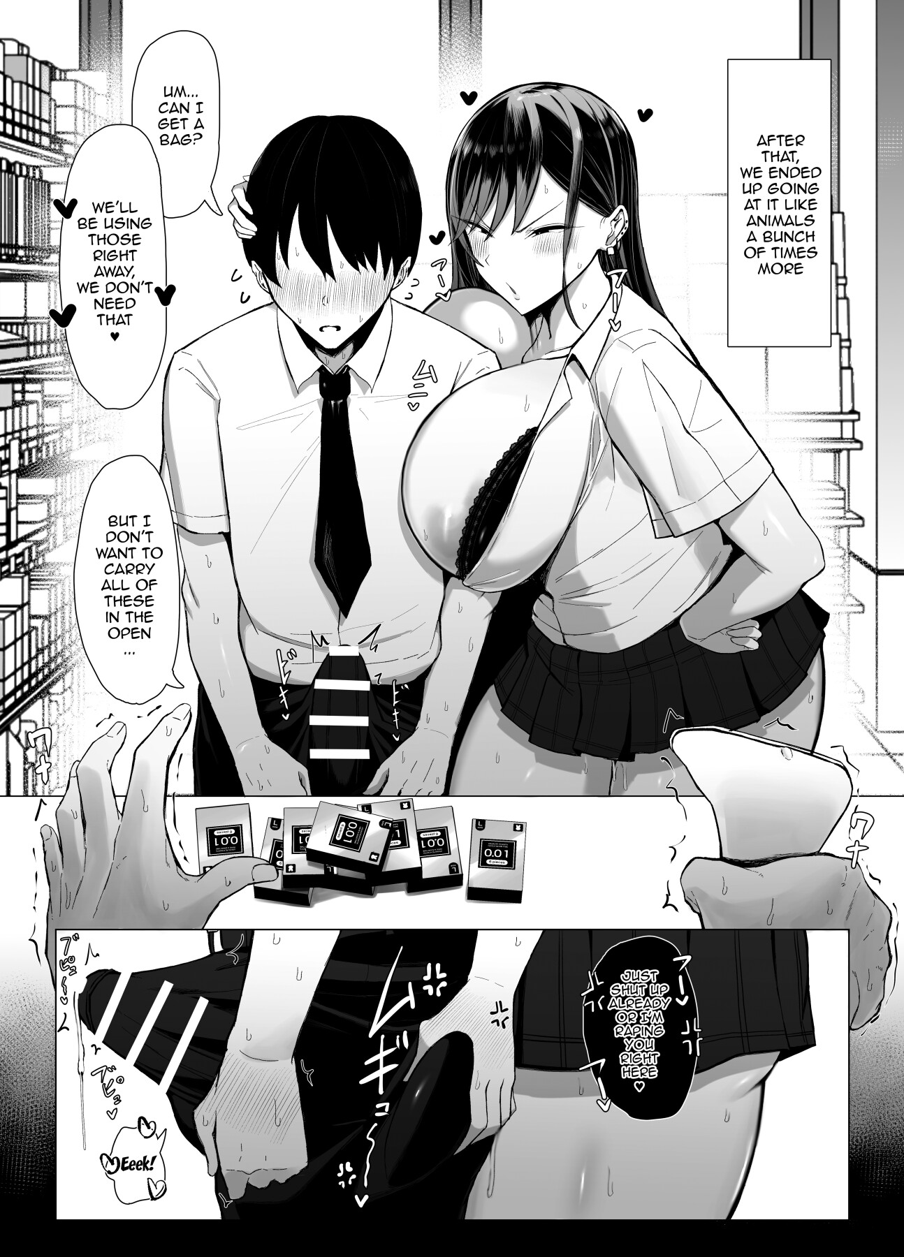 Hentai Manga Comic-Sex Between A Gal And An Otaku With Amazing Compatibility-Read-49